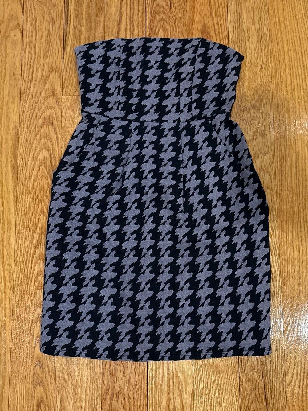 Strapless Mini Dress - Black & Gray. Urban Outfitters silence & Noise size small